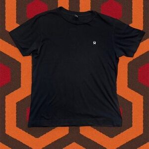 NEW OWSLA Skrillex Classic Black Embroidered Logo Graphic Tee — MEDIUM